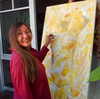 Begegnung mit Gabriele Kunz, Malerin