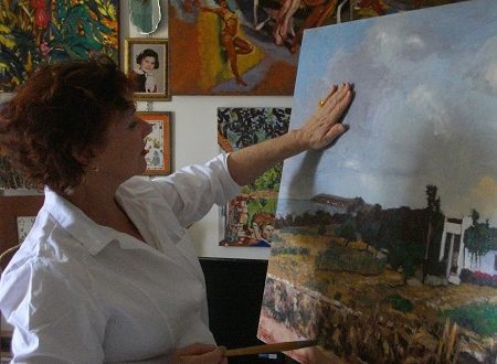 L'artiste Françoise Watin exclusive pour Singulart L'artiste Françoise Watin exclusive pour Singulart