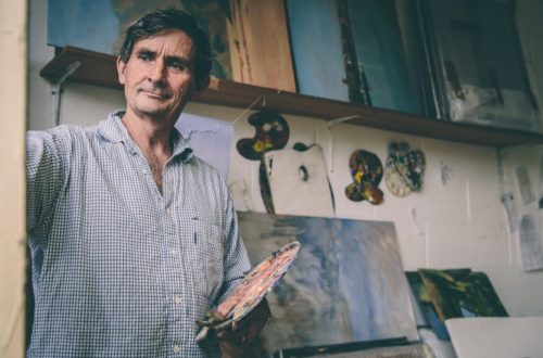 The painter Michael Alford