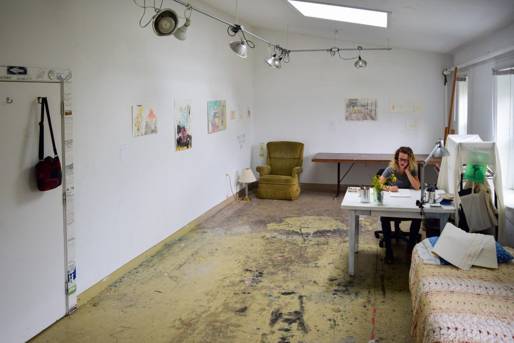 The artist Ana Sladetic