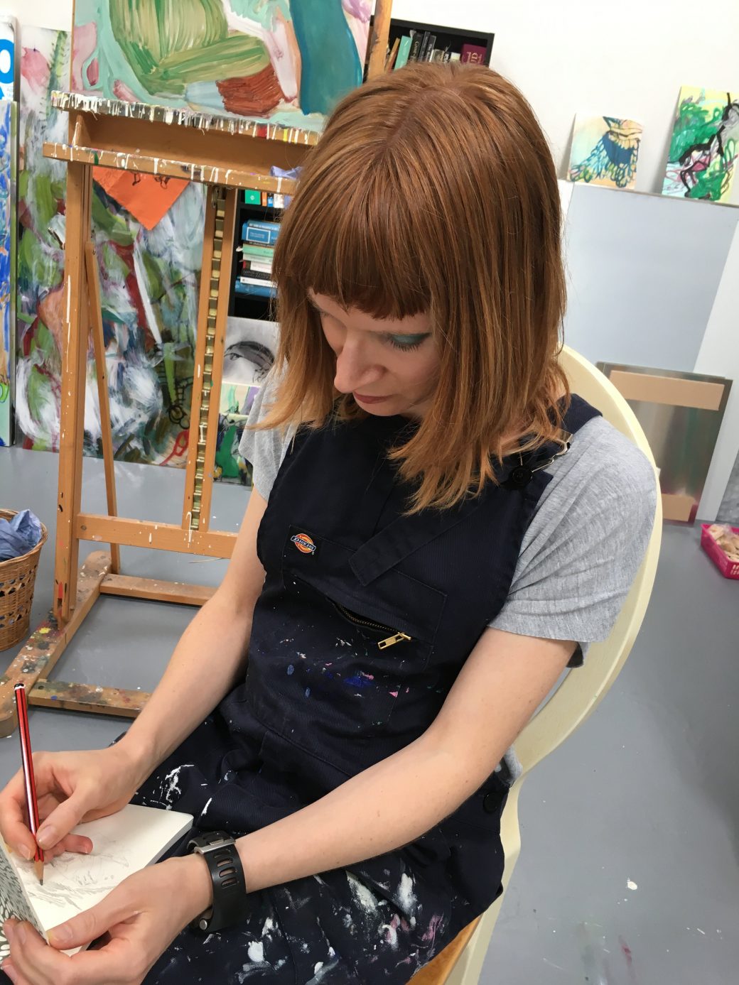 The painter Nadja Gabriela Plein