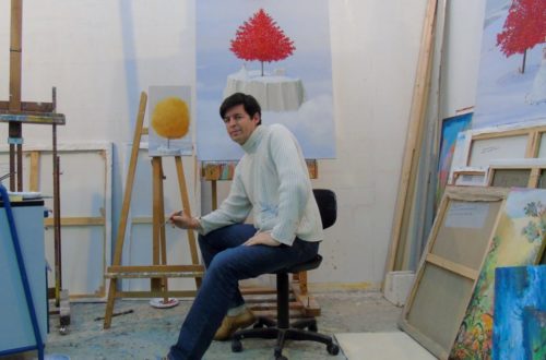 Le peintre François Pagé