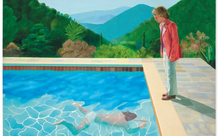 David Hockney, Portrait of an Artist (Pool with Two Figures), 1972