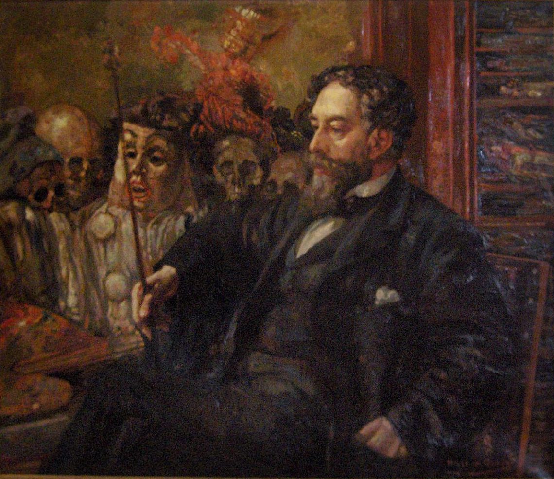 Masks Confronting Death and James Ensor's Unique Macabre Style