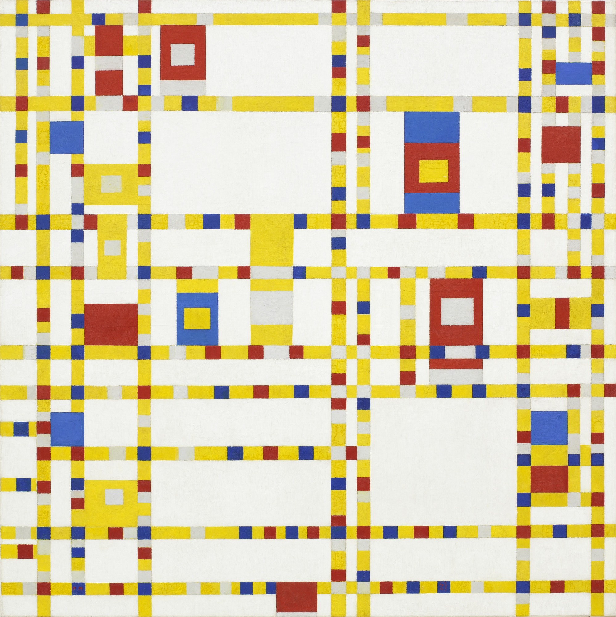 New York Style in Piet Mondrian's Broadway Boogie Woogie