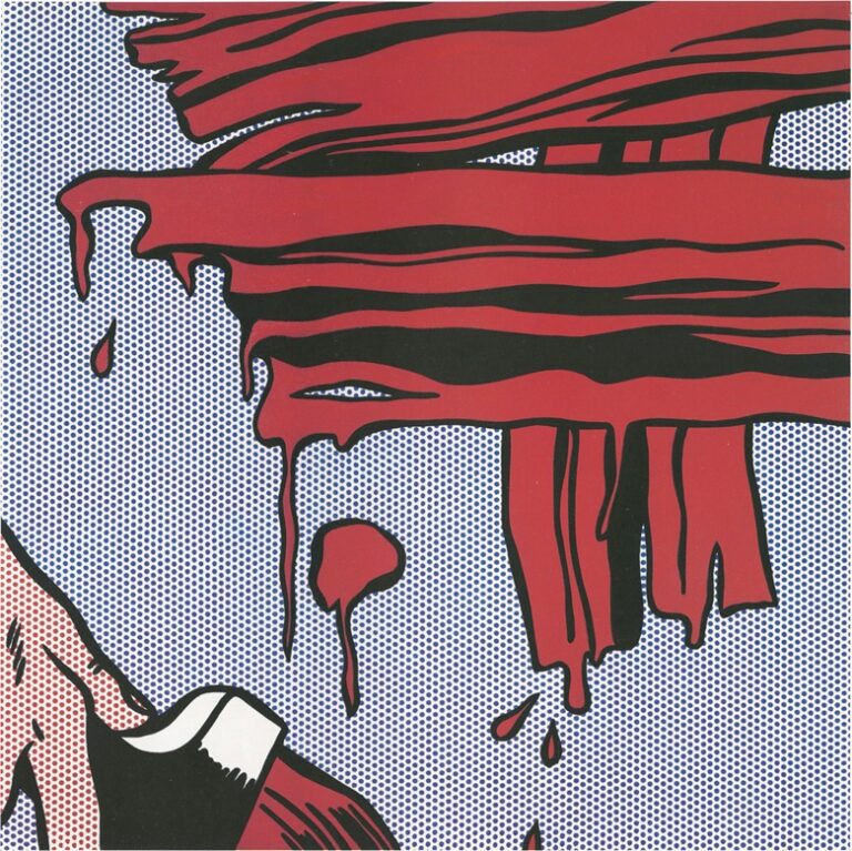Die Geschichte hinter Roy Lichtensteins Brushstrokes-Serie