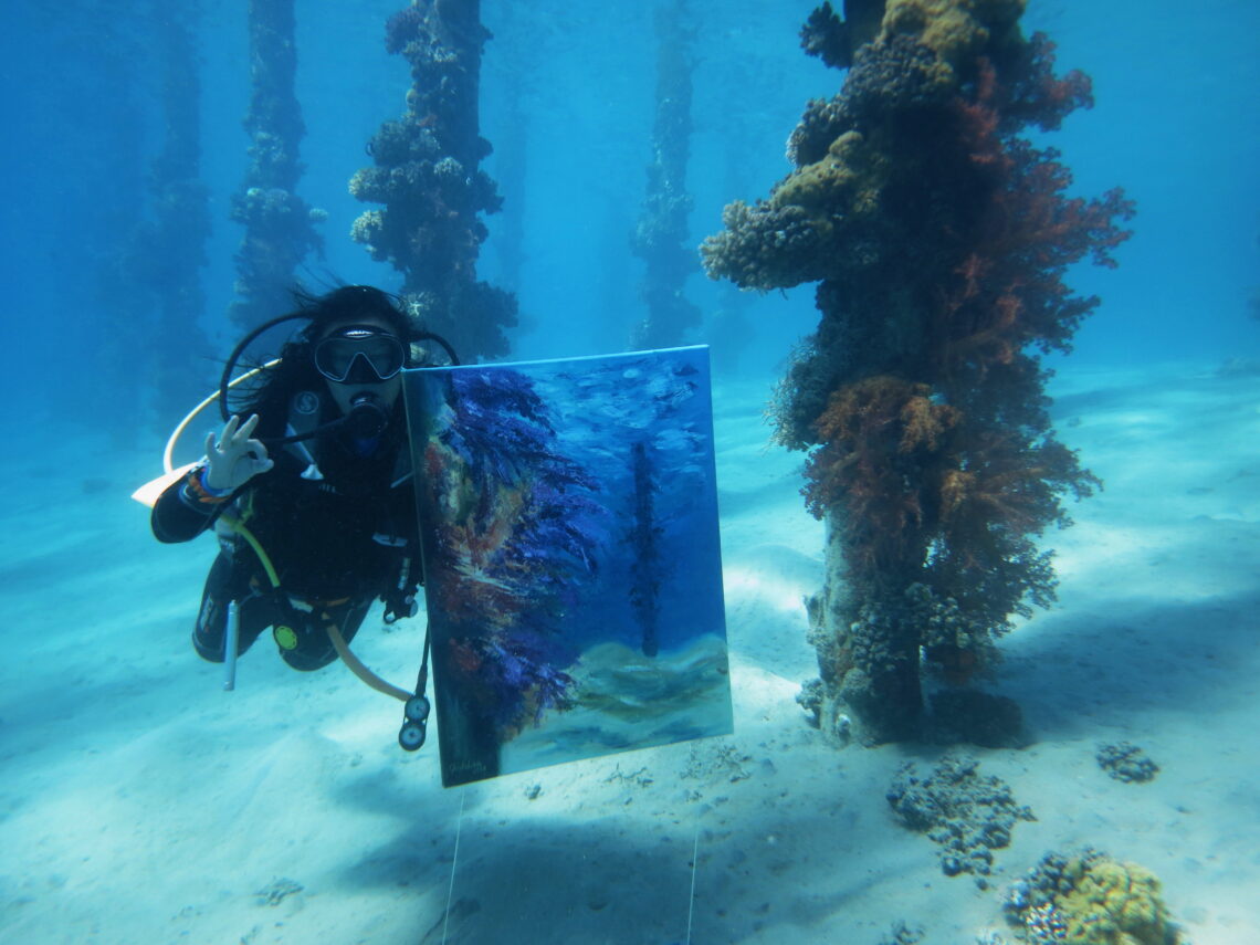 Meet Olga Nikitina, the Artist who Paints Underwater