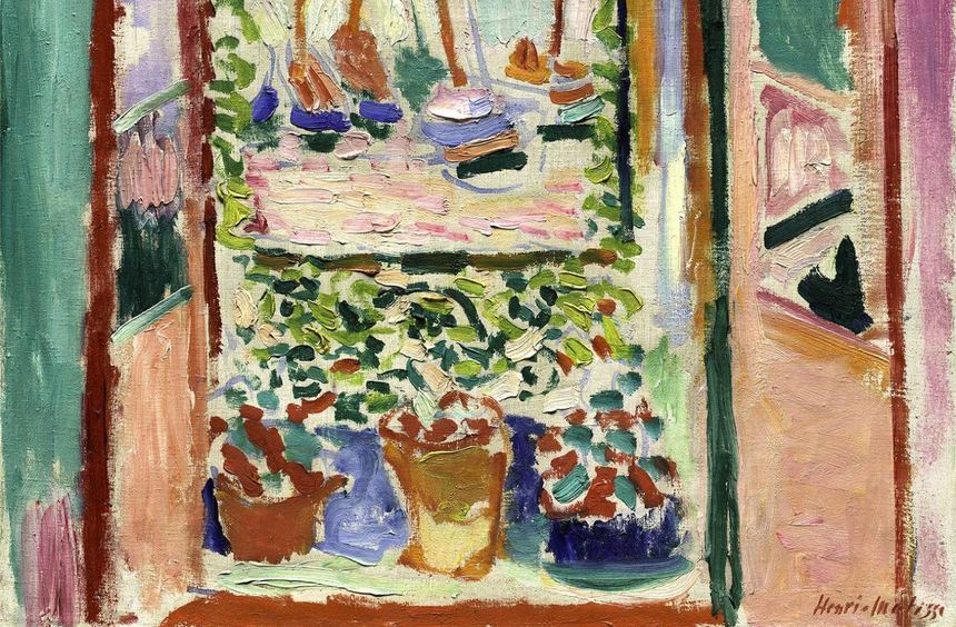 Meisterwerke: Offenes Fenster in Collioure von Henri Matisse
