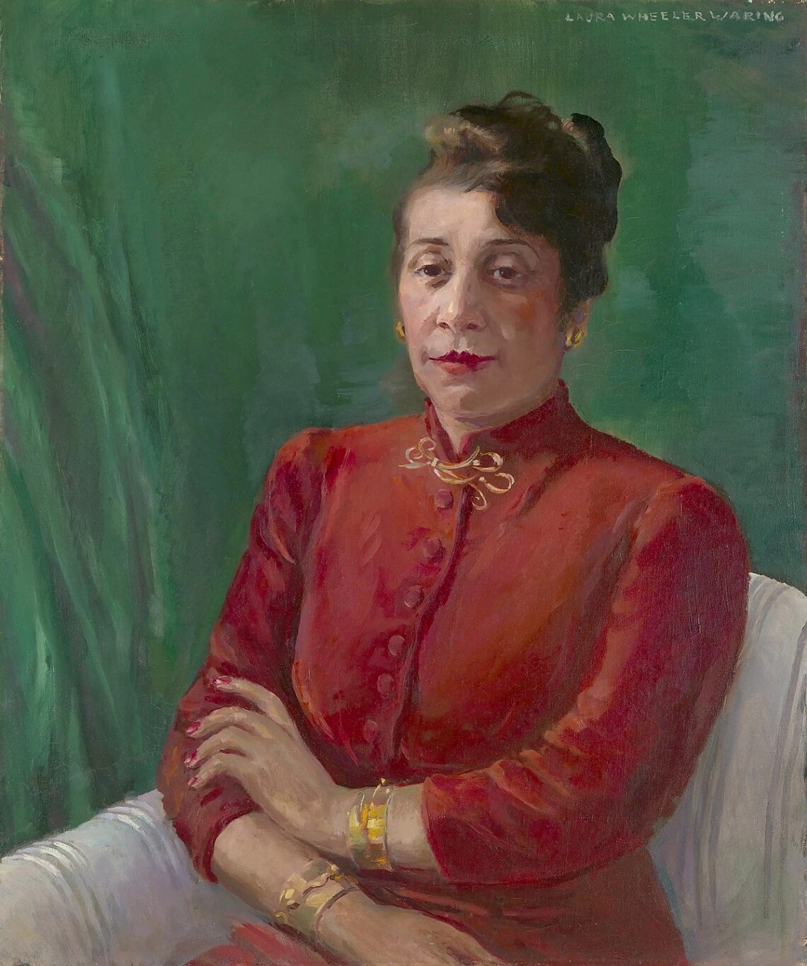 What Materials Does Alma Thomas Use