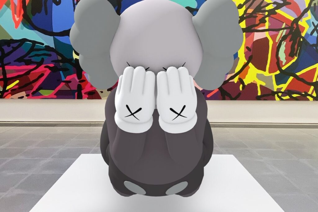 kaws nike logo