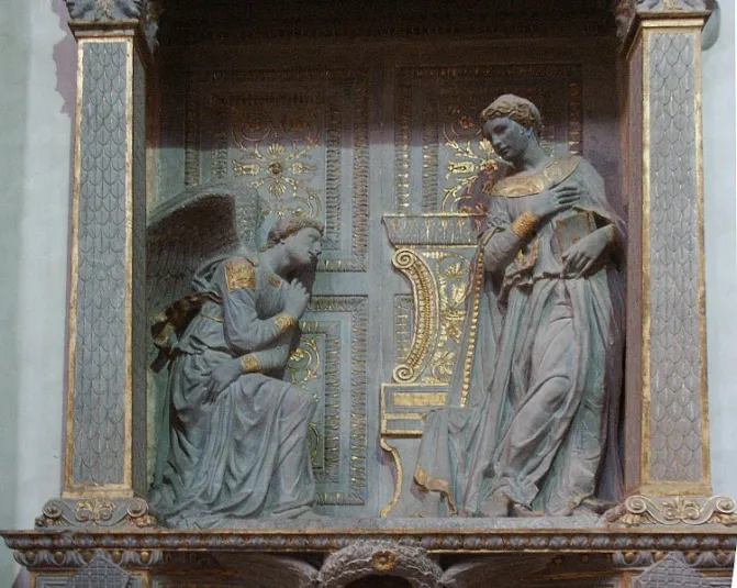 10 Famous Artworks By Donatello The Annunciation 1.webp