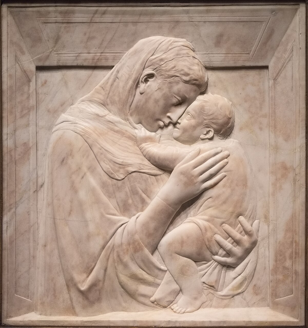 10 Famous Artworks By Donatello The Pazzi Madonna 1