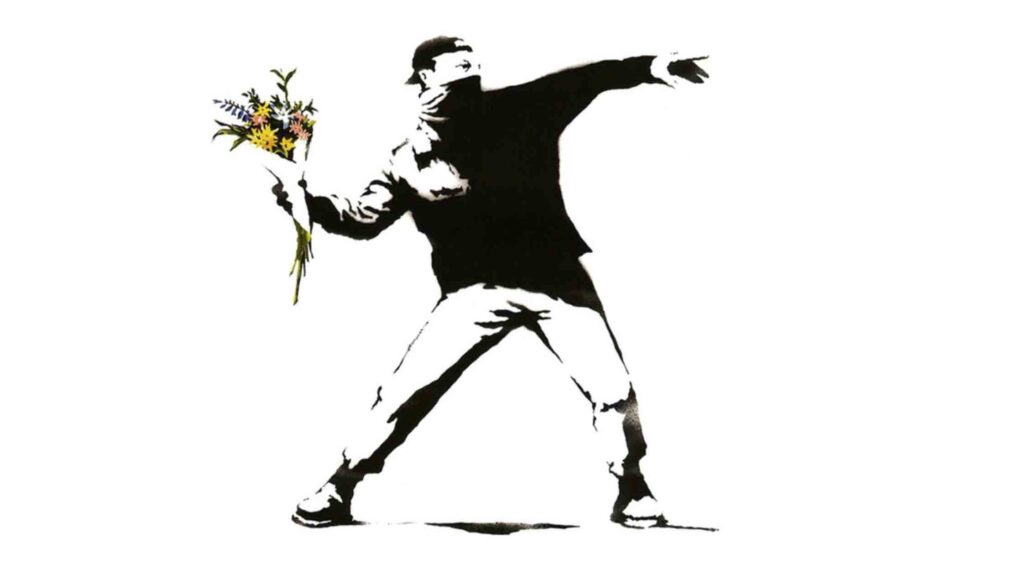 Banksy Canvas Print - Red Balloon Banksy GIRL WITH RED BALLOON WCP