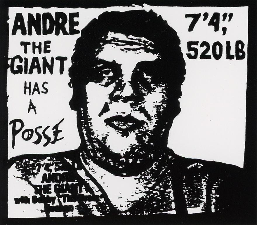 Revelando el ícono: Andre the Giant Has a Posse de Shepard Fairey