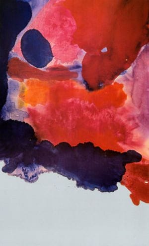 Discovering Blue Atmosphere by Helen Frankenthaler