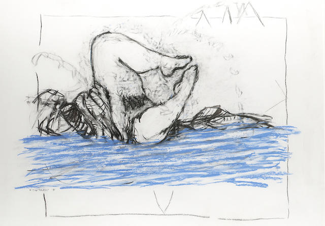 Drawing for Sobriety, Obesity & Growing Old by William Kentridge