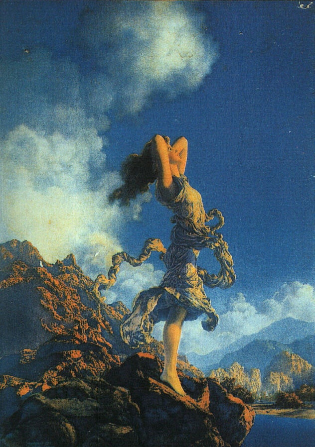 絵画 ECSTACY Exploring Ecstasy by Maxfield Parrish