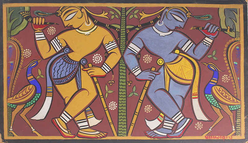 Esplorando il Krishna e Balarama di Jamini Roy