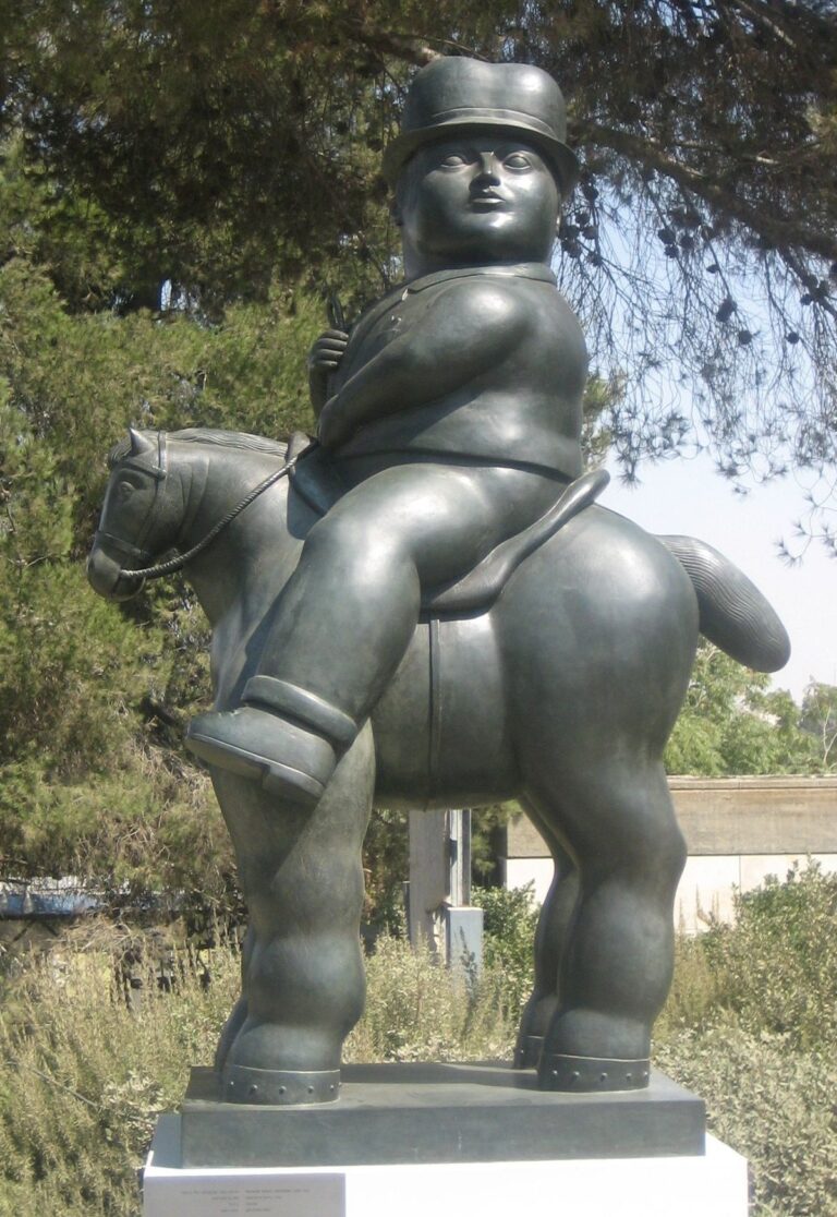 Exploring Man on a Horse by Fernando Botero