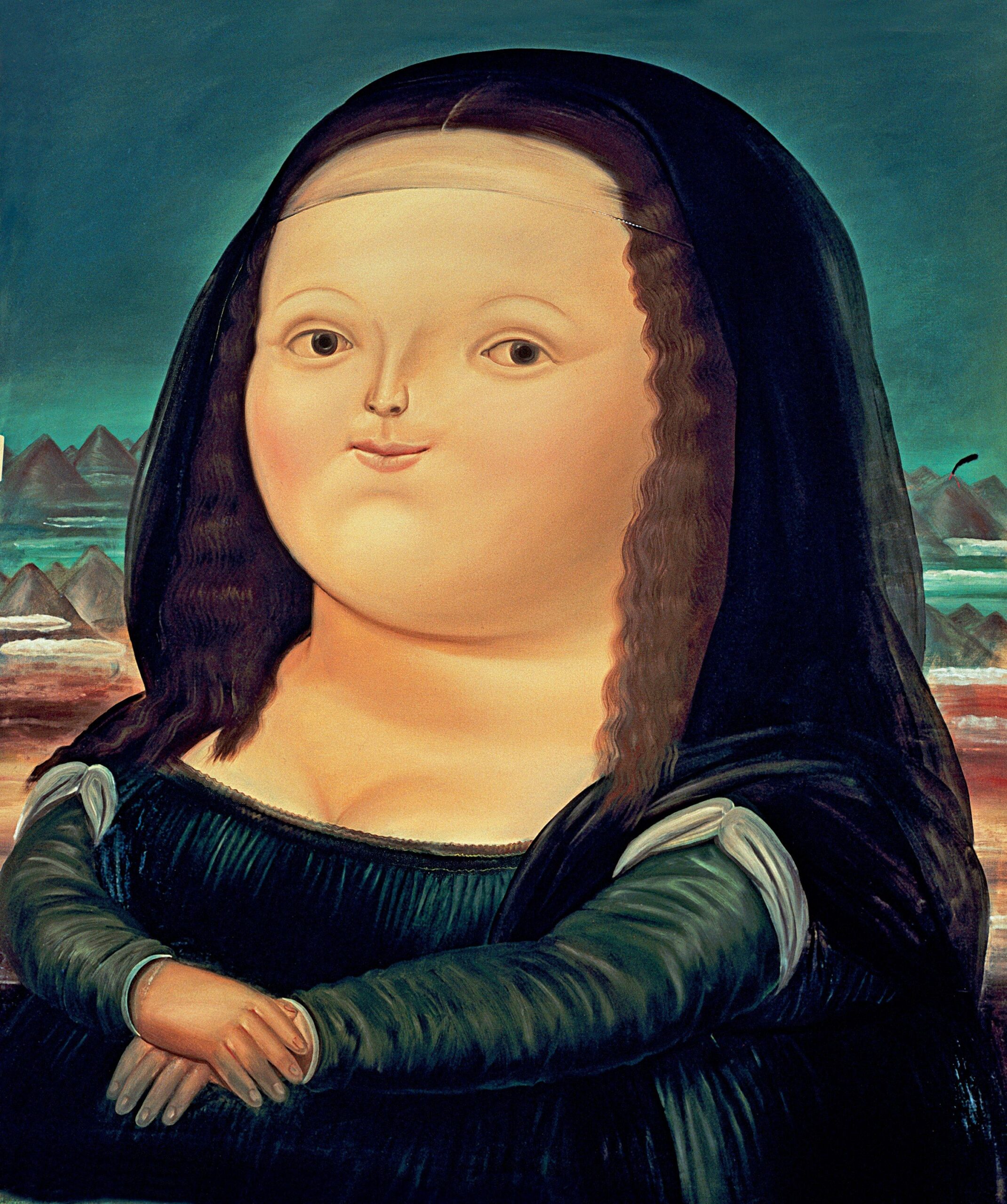 Mona Lisa, Age Twelve: A Masterpiece by Fernando Botero