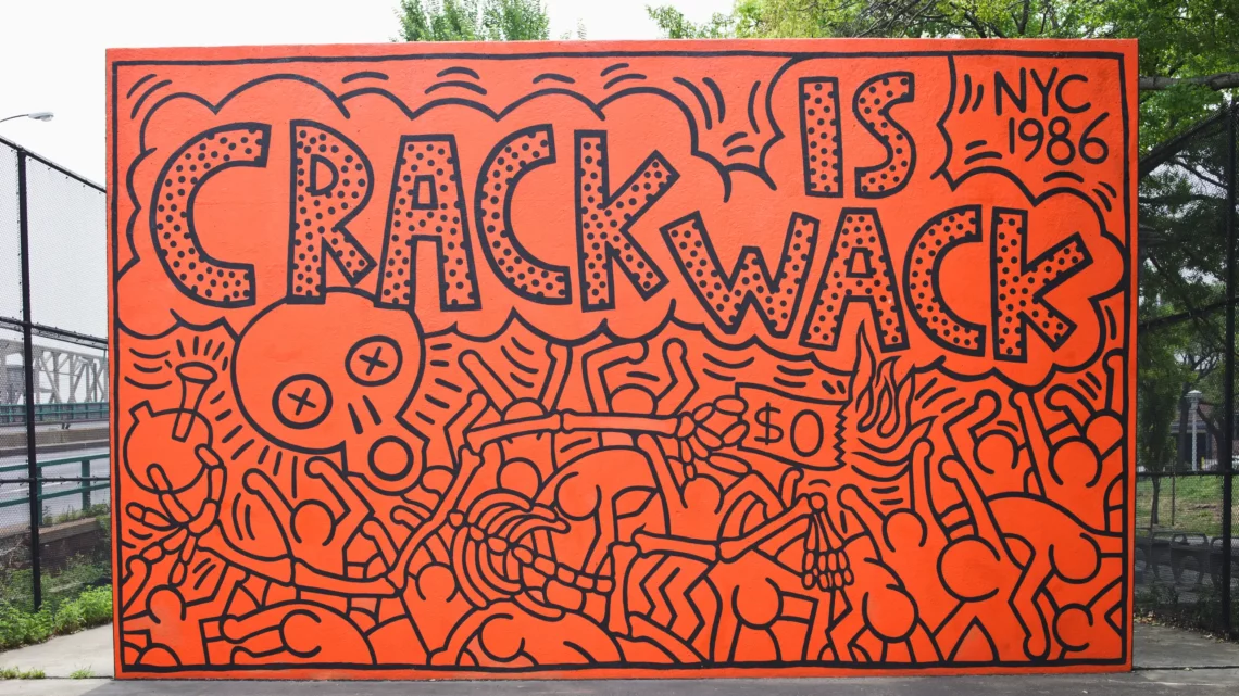 Esplorare The Crack is Wack di Keith Haring