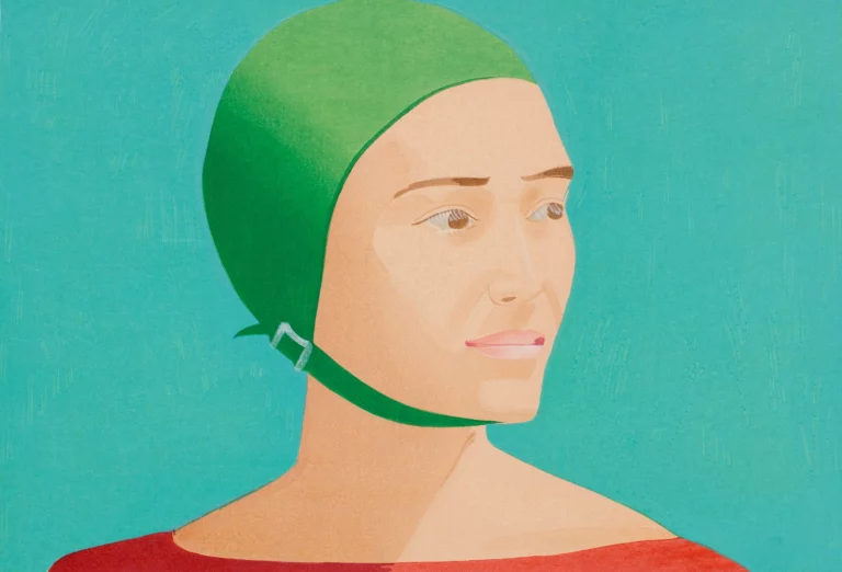 Exploring The Green Cap by Alex Katz
