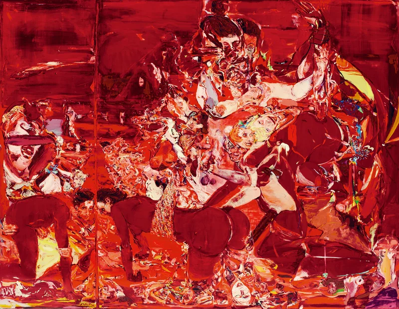 Esplorando “The Pyjama Game” di Cecily Brown