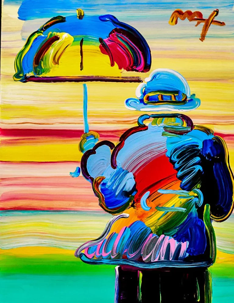 Exploring the Vibrancy of “Umbrella Man” by Peter Max