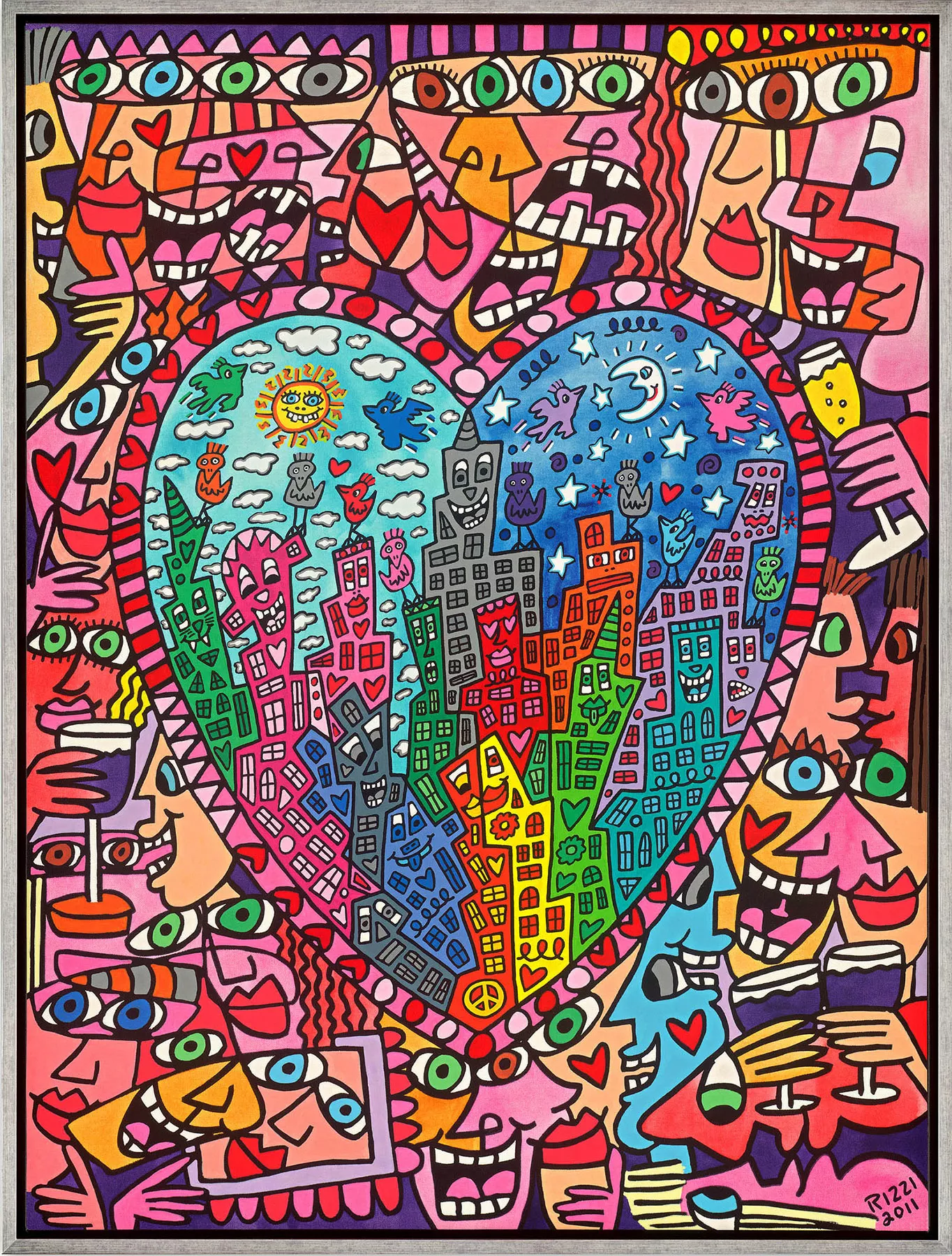Explorando Un Corazón, Una Ciudad, Un Amor de James Rizzi