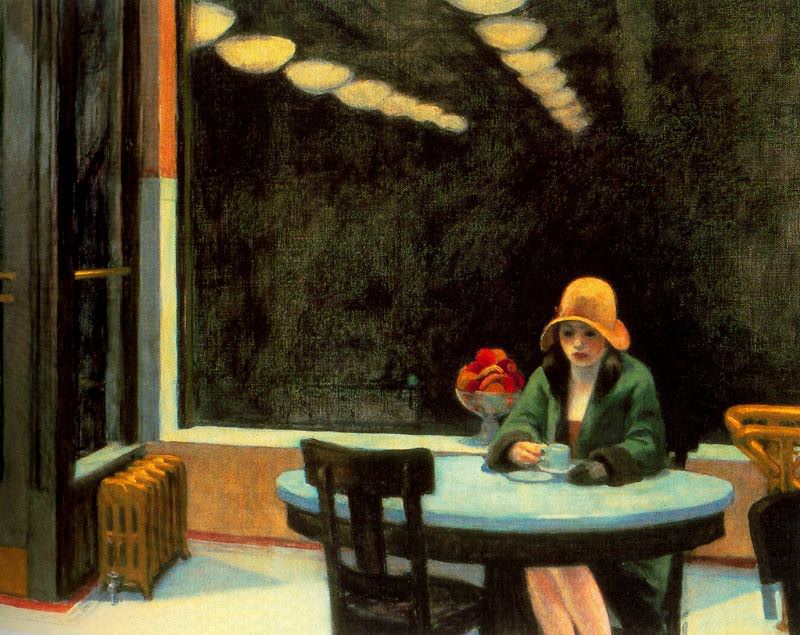 « Automat » d&rsquo;Edward Hopper : Un Aperçu de la Vie Urbaine