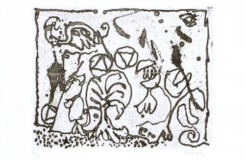 Explorer les points cardinaux : un chef-d&rsquo;œuvre de Pierre Alechinsky