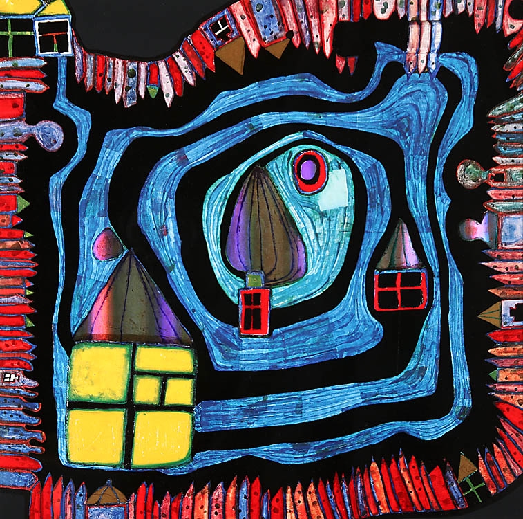 Explorer « La Fin des Eaux » par Friedensreich Hundertwasser
