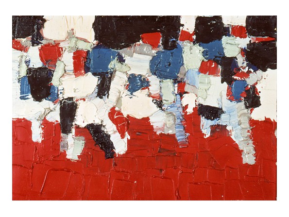 Erkundung von „Fußballspieler“ von Nicolas de Staël