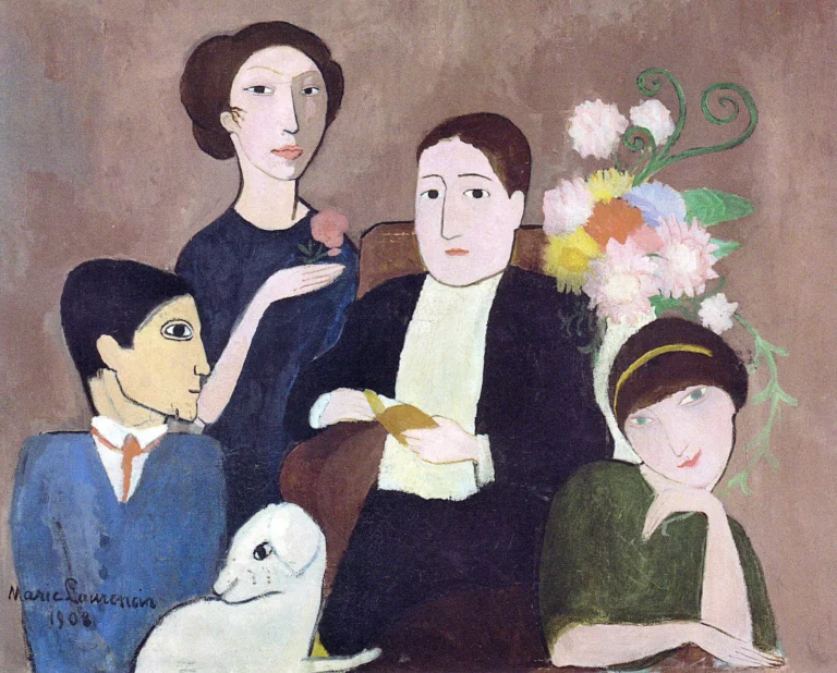 Exploring Group of Artists by Marie Laurencin