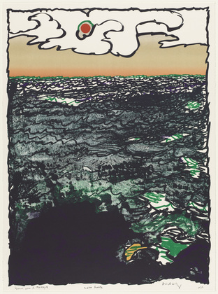 Exploring The High Tide by Pierre Alechinsky