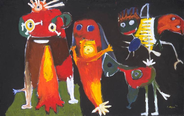Exploring Karel Appel’s “Hip, Hip, Hoorah!”