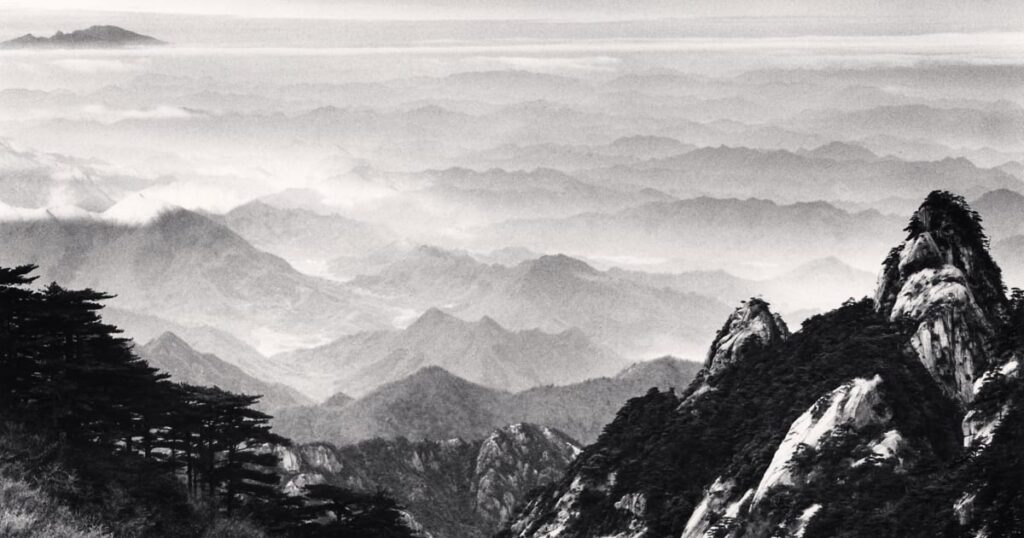 Michael Kenna, 1 Huangshan Mountains, Study 21, Anhui, China