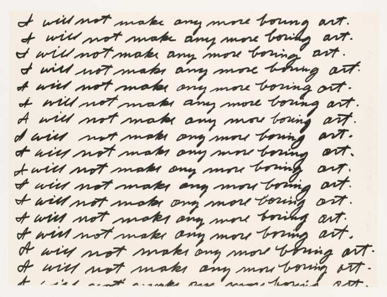 Explorer l’œuvre de John Baldessari « Je Ne Ferai Plus D’Art Ennuyeux »