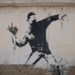Explorando el amor está en el aire de Banksy