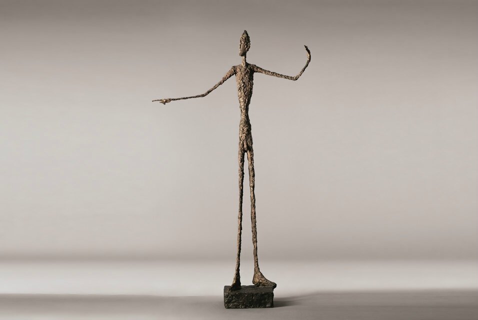 Explorer L&rsquo;Homme qui Pointe par Alberto Giacometti