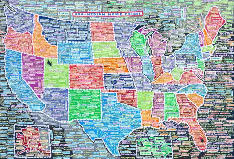 Mapping the World: Exploring Paula Scher’s Map Paintings
