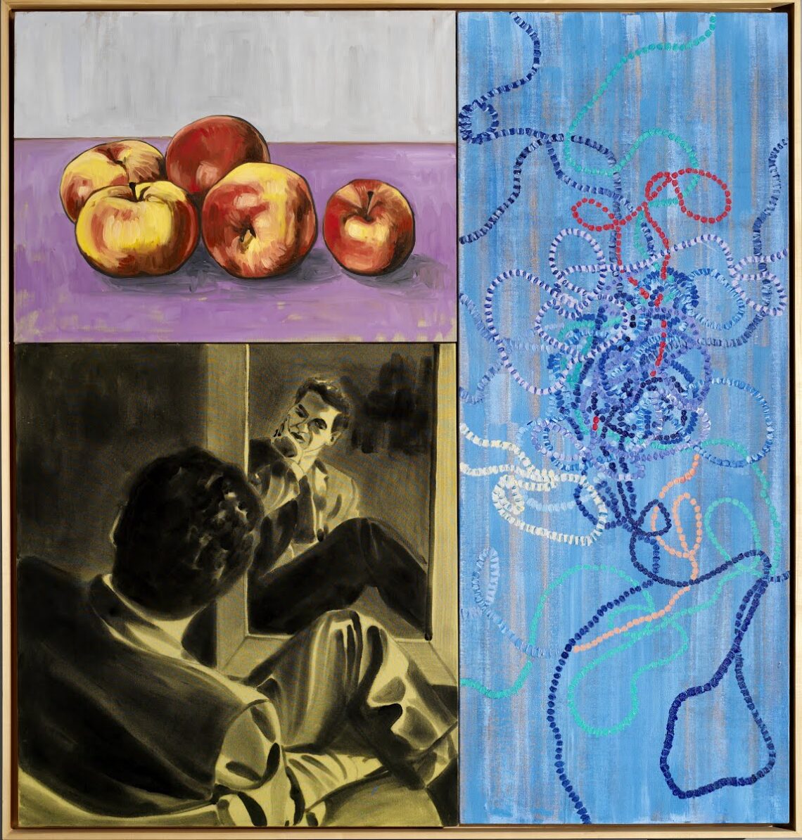 Esplorando Mirror (Blue) di David Salle