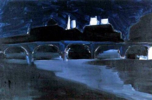 Exploring Landscape Under Snow by Nicolas de Staël