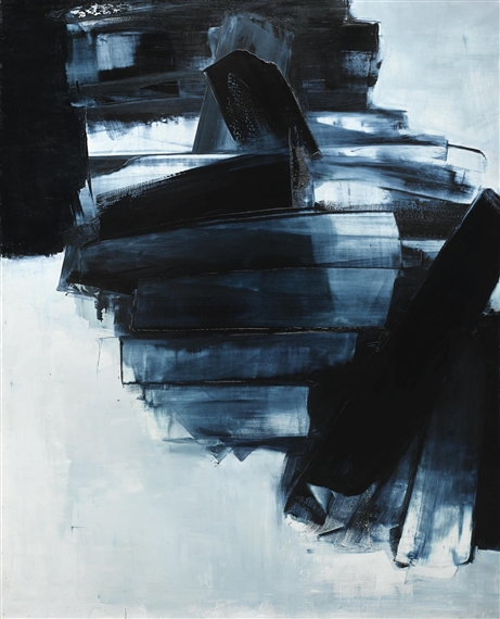 Exploring Peinture 195 x 130 cm, 4 mai 1962 by Pierre Soulages