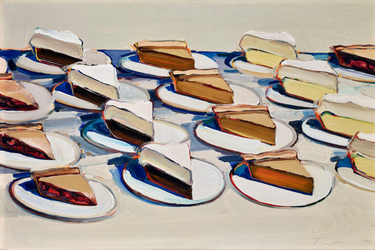 Delving into “Pies, Pies, Pies” by Wayne Thiebaud