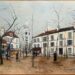 Exploring Place du Tertre by Maurice Utrillo