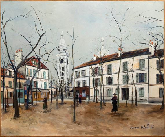 Esplorando la Place du Tertre di Maurice Utrillo