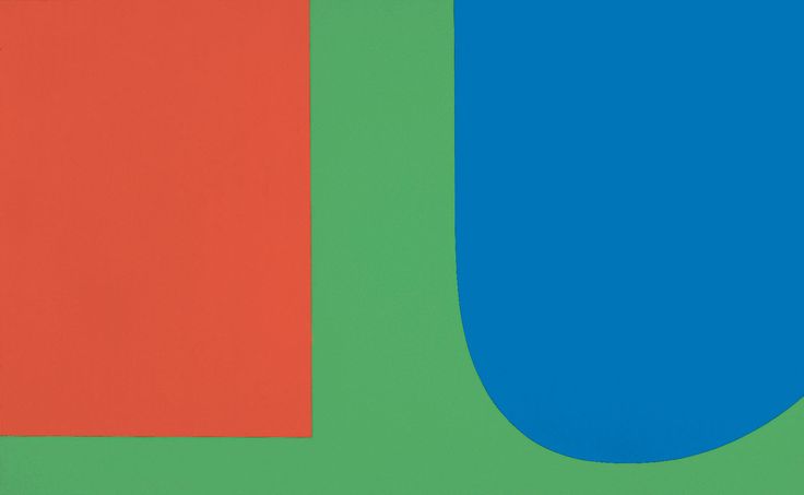 Exploring Red Blue Green by Ellsworth Kelly