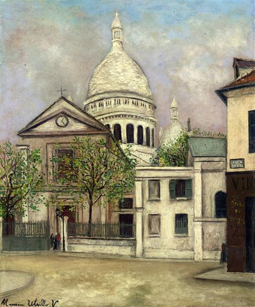 Sacré-Cœur-Basilika erkunden von Maurice Utrillo