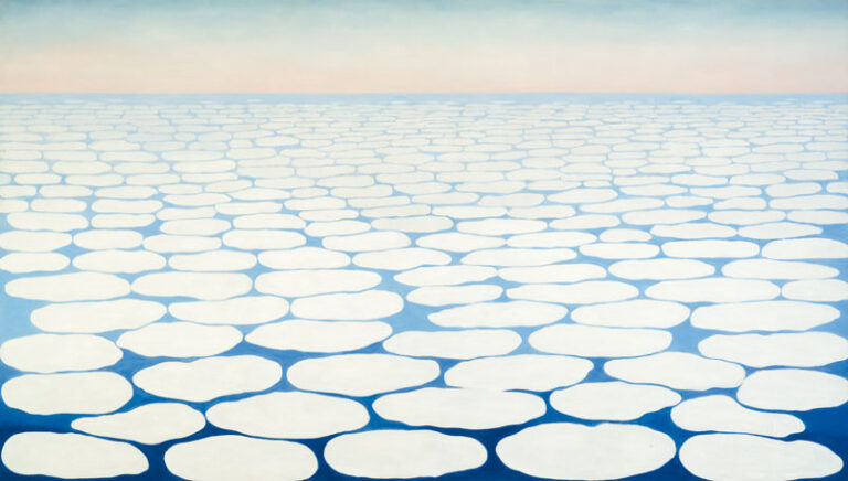 Soaring High with Georgia O’Keeffe’s “Sky Above Clouds IV”